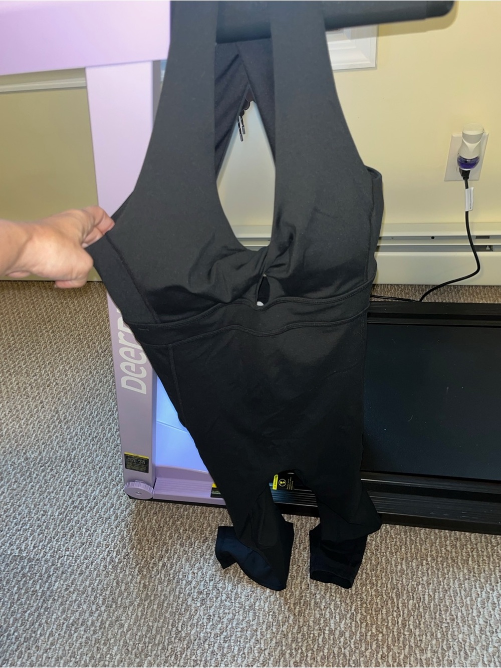 Fabletics Black Jumpsuit Romper